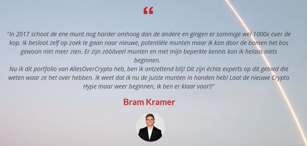 Op deze foto zie je Crypto Portfolio ervaringen