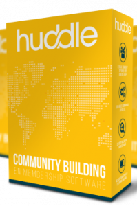 Op deze foto zie je de The Huddle software