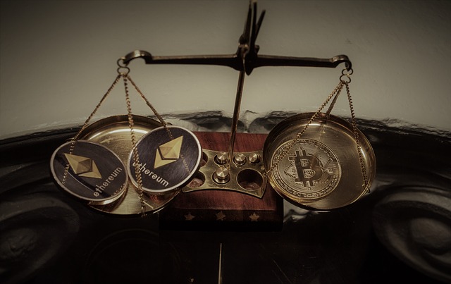 Op deze foto zie je Bitcoin en Ethereum